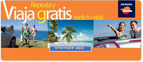 Reposta en Repsol, Campsa y Petronor y viaja gratis toda tu vida